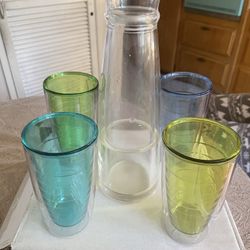 Cups With Pitcher
