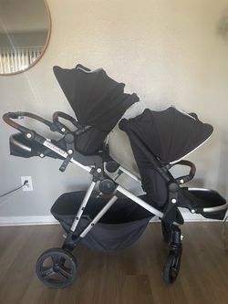 MOCKINGBIRD Double Baby Stroller with Canopy