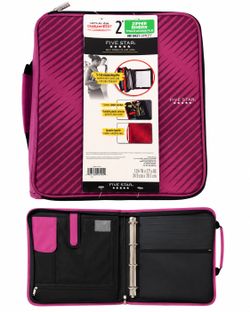 Five star zipper binder