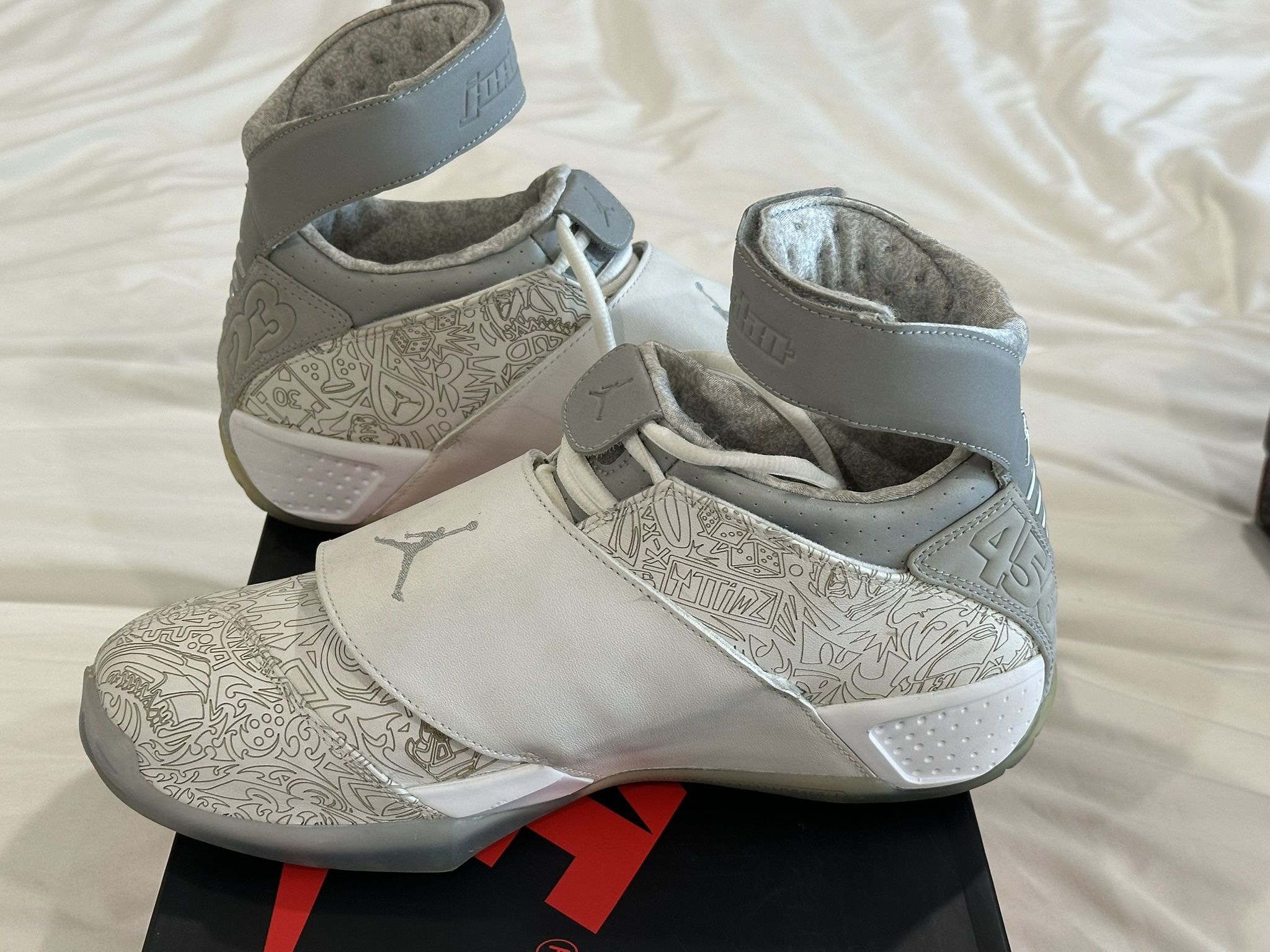 Jordan 20 Retro 30th Anniversary Laser  Size: US M 10.  Used Like New Worn Once
