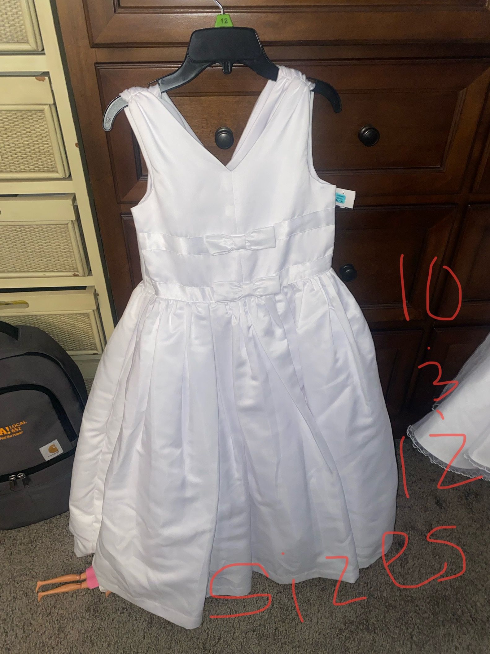 Comunión Dress White Dress