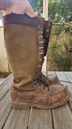 Snake Bite Proof Boots, Chippewa, Size 11