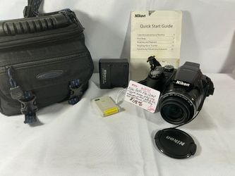 Nikon CoolPix P90 12.1MP Digital Camera w/Flip-Out LCD