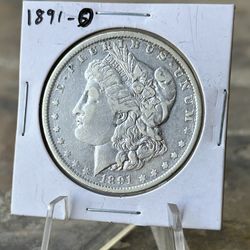 1891-O Morgan Silver Dollar Coin 