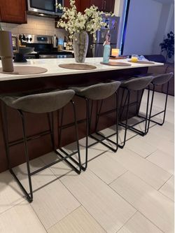 Designer Bar Stools (QTY 4) - $275 OBO