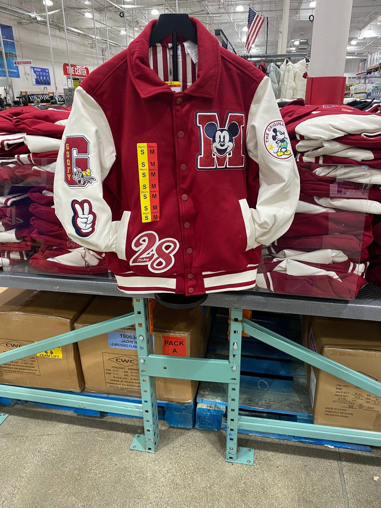 Costco Disney, varsity jacket, medium women, small men