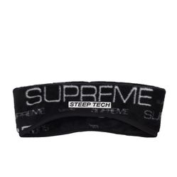 New Supreme x The North Face Steep Tech Black Headband Size S/M box bogo