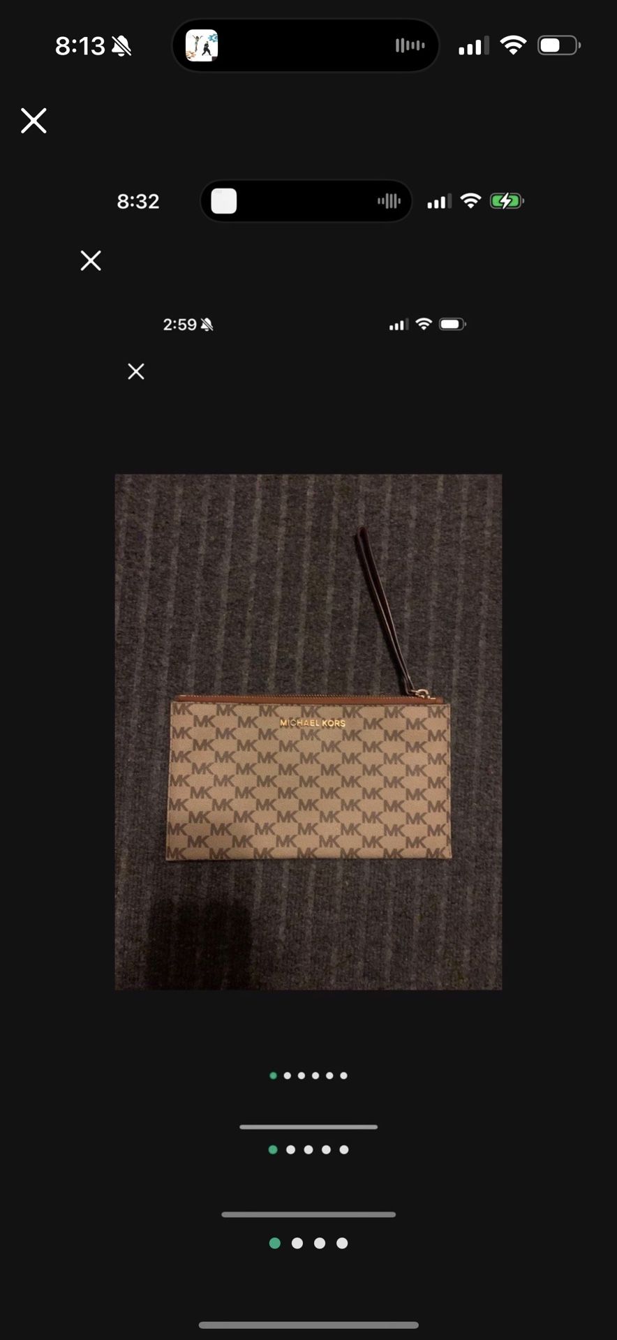 MK MICHAEL KORS WALLET WRISTLET