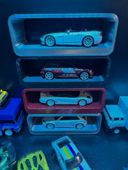 3d printed hot-wheels displays