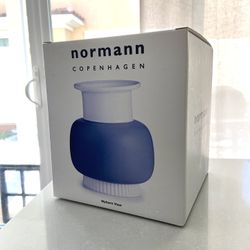 Norman Copenhagen Glass flower Plant Vase