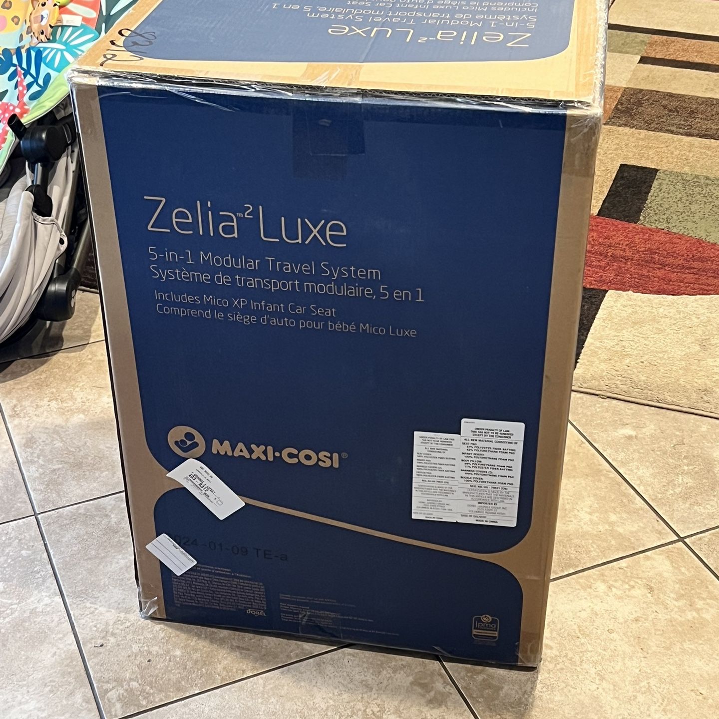 Brand New Maxi Cosí Zelia Luxe Stroller, Bassinet, and Infant Car Seat