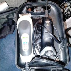 Haircut Clippers And A Electric Shaver 