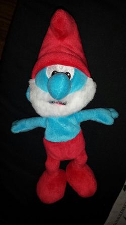 Papa Smurf plush. Pick up downtown chicago theater district.