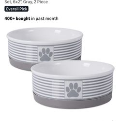 Porcelain Dog Bowls