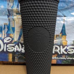 Disney Starbucks Black Studded 50th Anniversary Tumbler Nwt