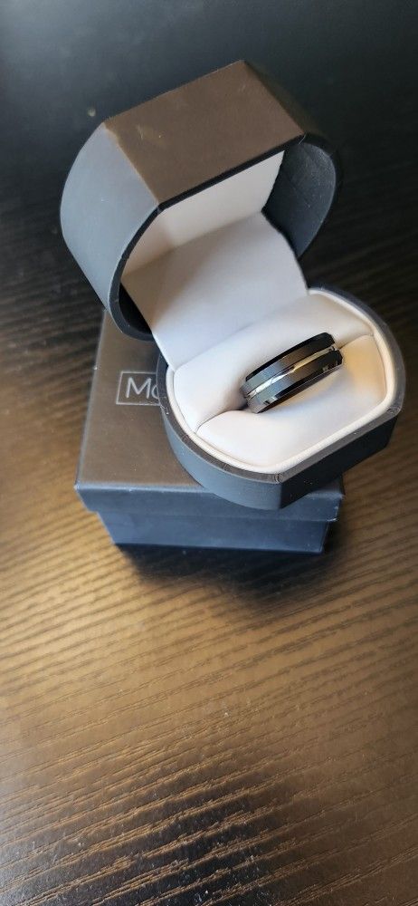 Tungsten Stone Wedding Band For Men