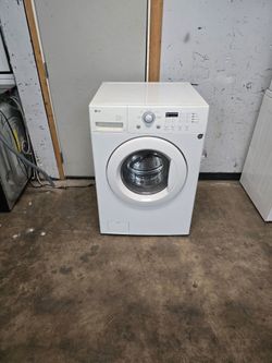LG large capacity front load washer