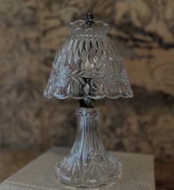Vintage, Princess House Crystal Lamp 