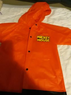 Mickey mouse rain jacket