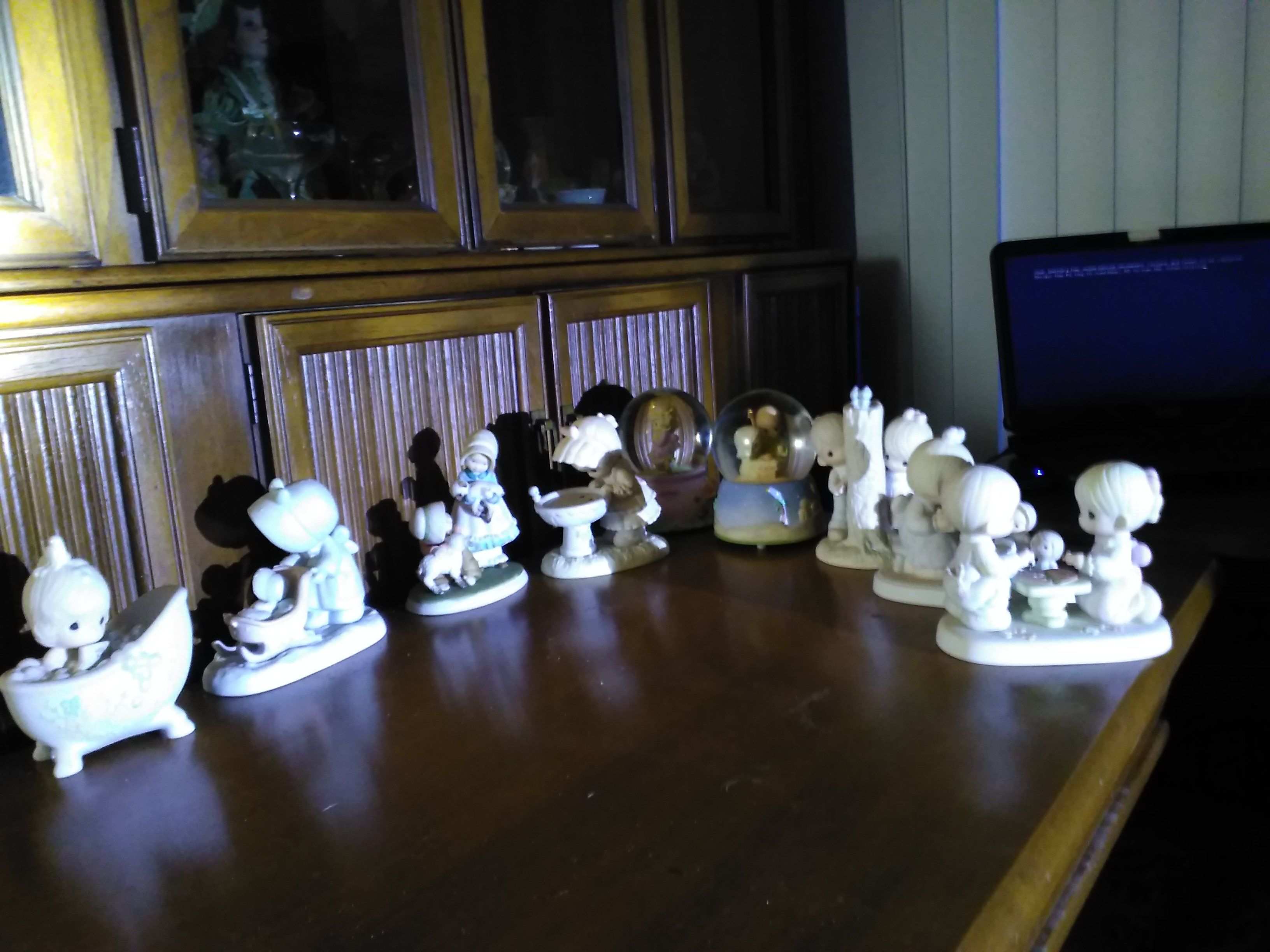 Precious Moments over 55 pieces all over 10 years old