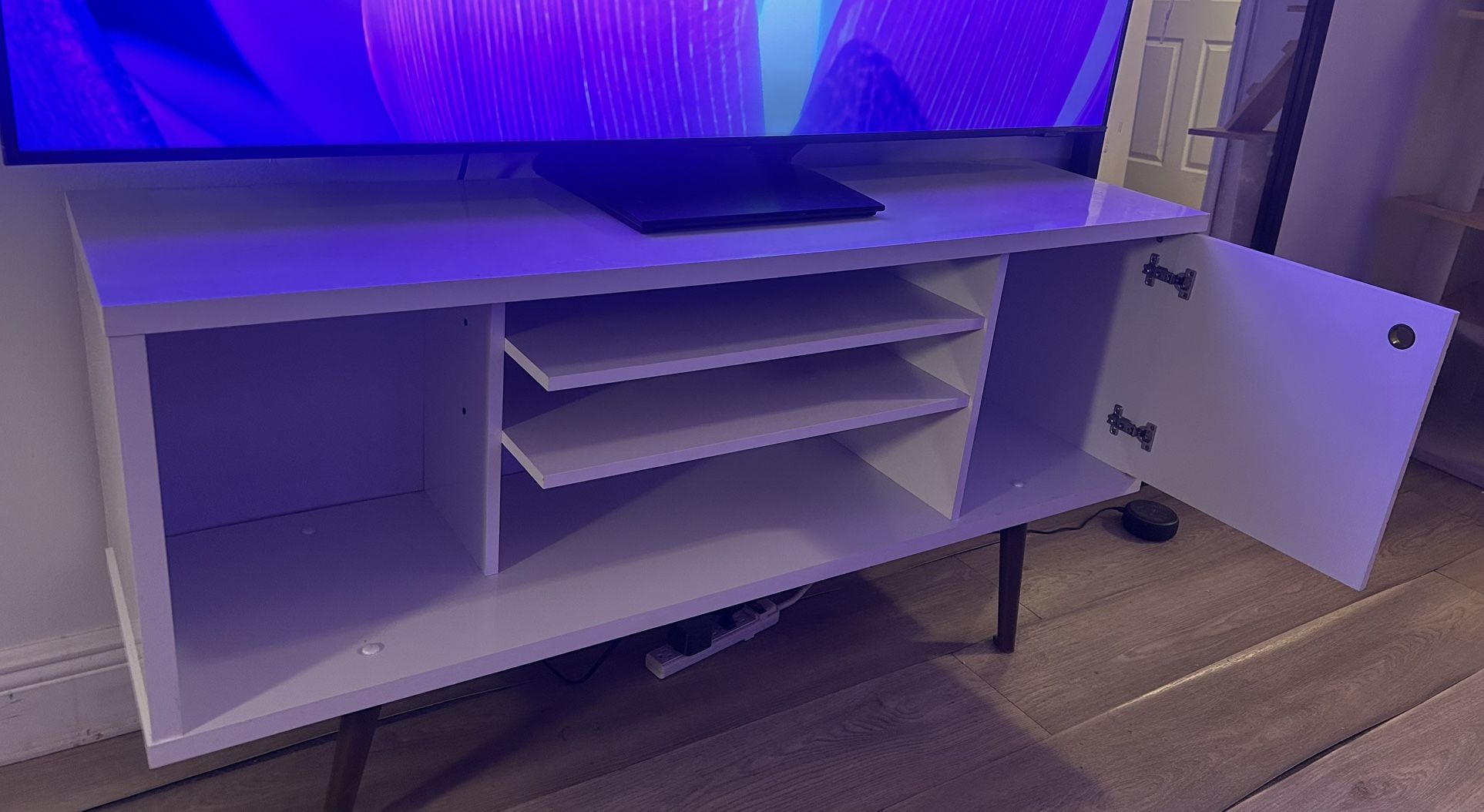 White TV Stand