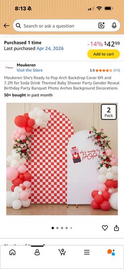 She's ready to pop baby shower decore