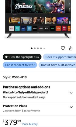 50 inch Vizio tv