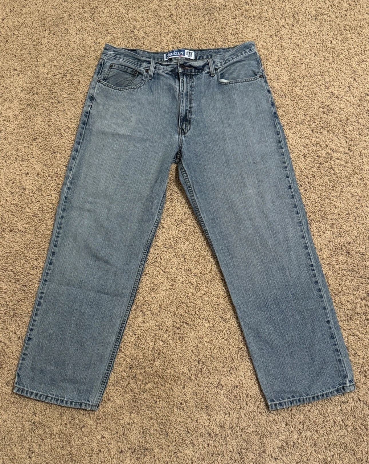 DENIZEN from Levi's Jeans Mens Size 38x30 Denim Blue 285 Relaxed Fit