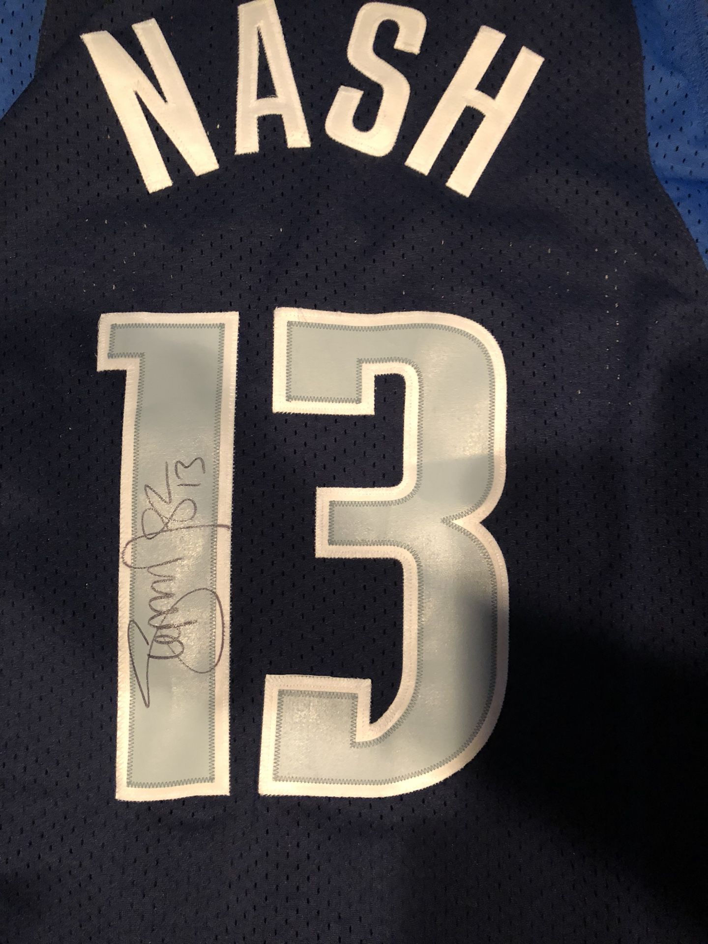 Autographed Steve Nash Dallas Mavericks Jersey 