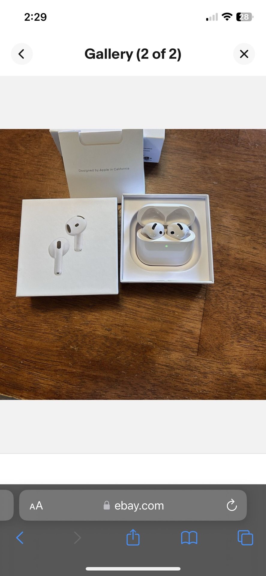 Air Pods 4 (noise Cancellation)