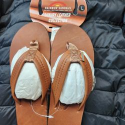 Women's Leather Rainbow Sandals