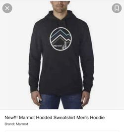 New!!! Marmot Hooded Sweatshirt Men's Hoodie
