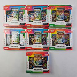 Pokemon TCG First Partner Illustration  Collection Series 1 and 2 Sealed Lot 7 NEW