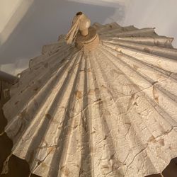 antique japanese rice paper sun umbrella