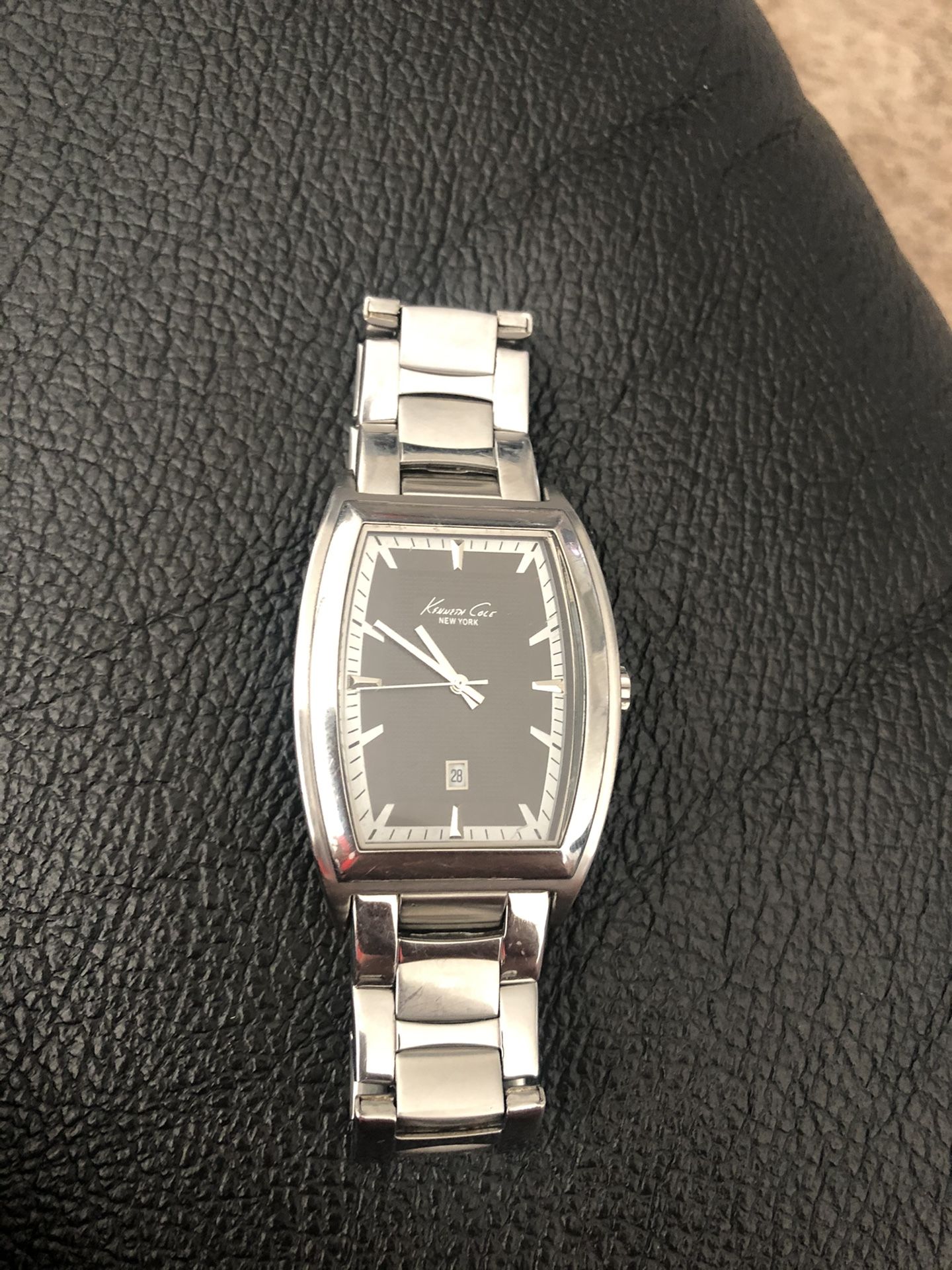 Kenneth Cole New York Silver Watch USED