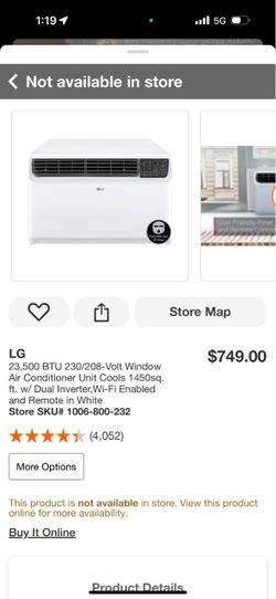 LG AIR CONDITIONER  23500 BTU