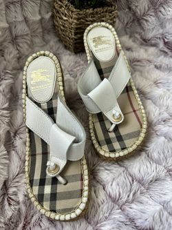 Burberry Wedge Sandals