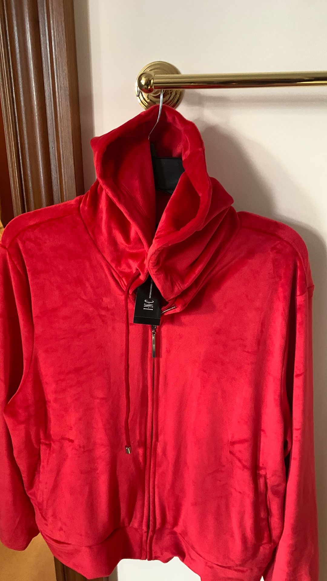 INC Jacket With Hood New X L