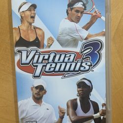 Virtua Tennis 3 Sony PlayStation Portable Video Game