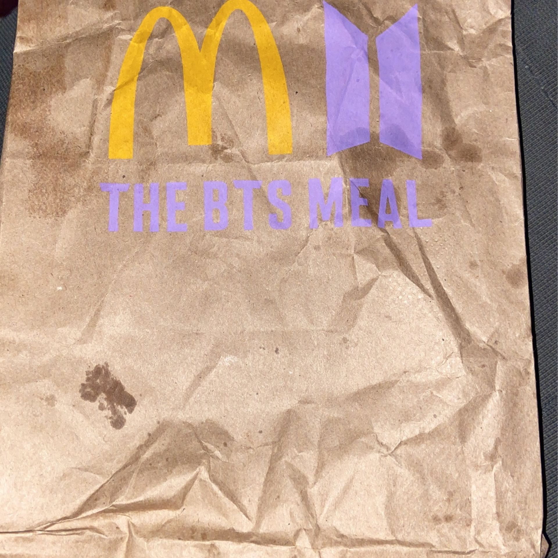 BTS McDonalds Bag