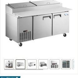 Selling Brandnew Unused Pizza Prep Table And The Fryer . Both Of Them For Just 2600. 