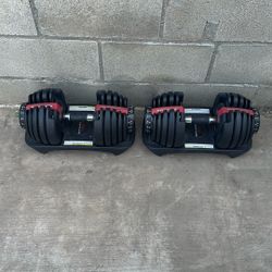 BOW FLEX DUMBBELLS