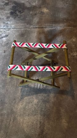Vintage luggage holder