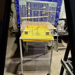 This Bird Cage Is In Good Condition 