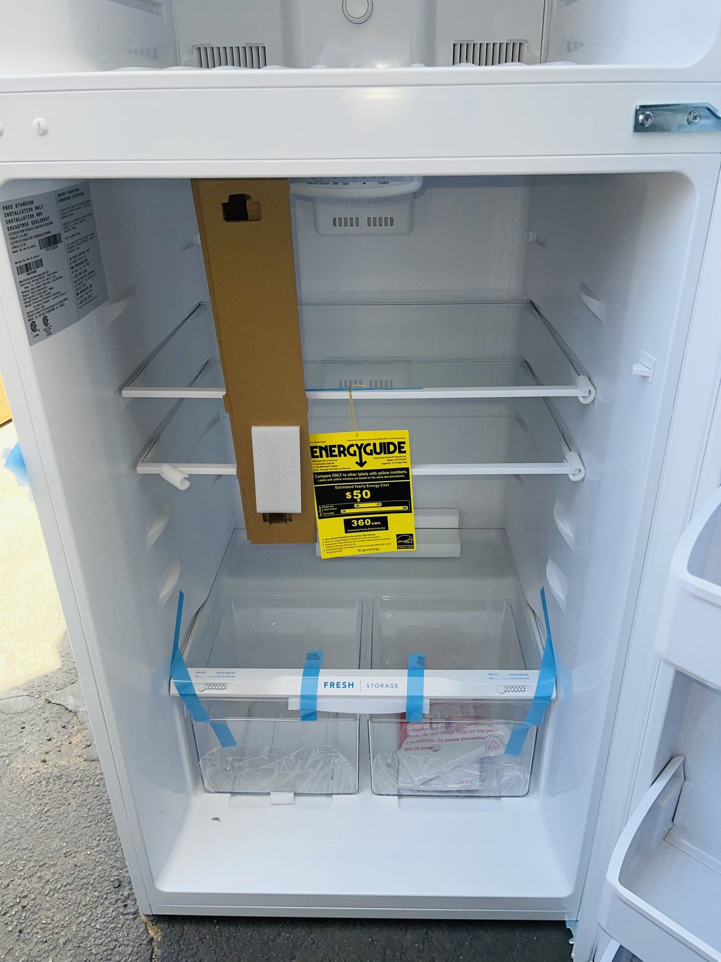 FRIGIDAIRE. FFHT1822U* Capacity: 17.6 Cubic Feet wfdjnjc.com