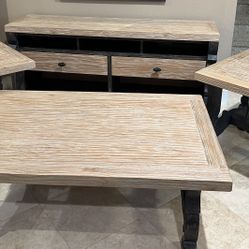 Solid Wood Table Set