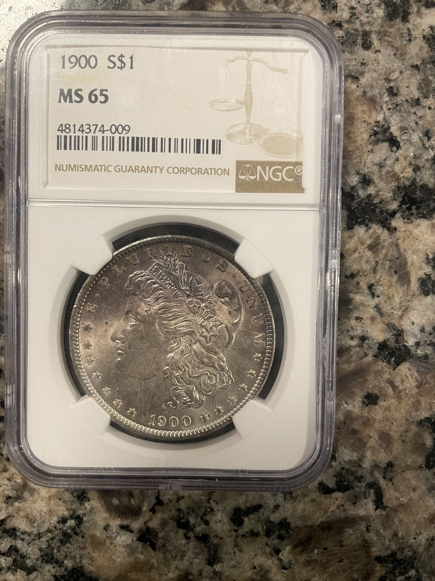 1900 MS 65 Morgan Dollar Silver 