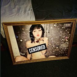 Framed Front Magazine Melissa Clarke Poster. 25x34