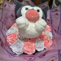 All New Hello Kitty 18 Flowers Eternal Roses Last Forever 