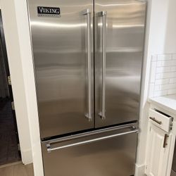 Viking 3 Door Stainless Steel Fridge 